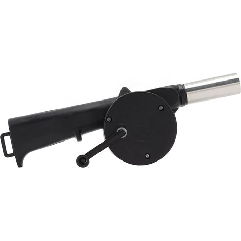 Souffleur à manivelle petit, léger et portable, multi-usages, idéal pour barbecue, camping, feu de camp et autres feux de joie.