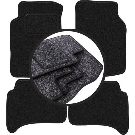 Tapis De Voiture - Polypropylène - Pour Kia Sportage I SUV (1995-2004) - Anthracite - Jeu Complet (1/5)