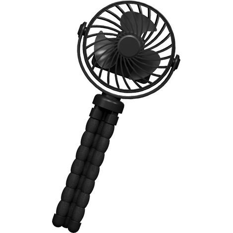 Ventilateur portable USB en forme de pieuvre pour poussette, petit ventilateur d'extérieur, mini ventilateur-AquaForge (1/5)