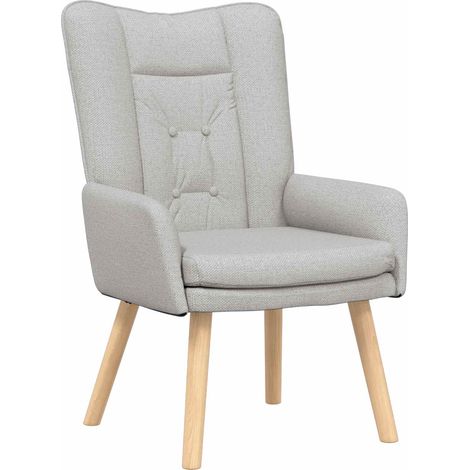 Maison Exclusive - fauteuil Gris nuage Tissu et contreplaqué (1/5)