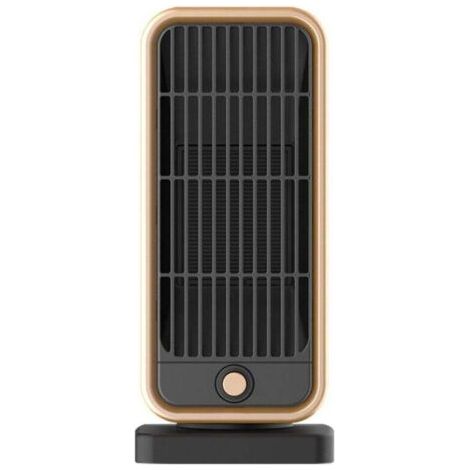 Petit Chauffage d'appoint, 500W Radiateur Soufflant Céramique, PTC Mini Chauffage Rapide Electrique pour Chambre, Bureau, Salon Portable, Protection Multiple, Thermostat et économie (1/4)