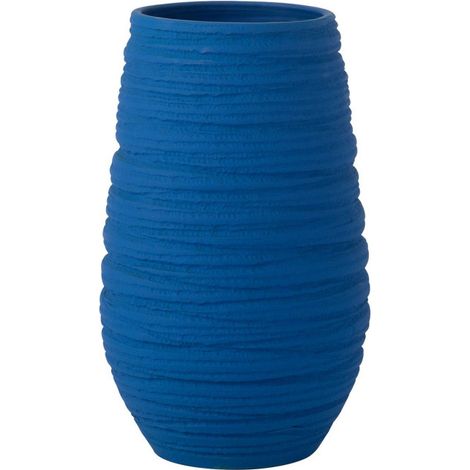 Vase en Céramique "Fiesta" 40cm Bleu (1/5)