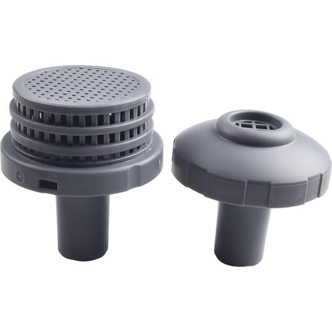 Kit de boquilla de entrada para piscina Intex de 32 mm con conector de filtro para la serie Easy Set. Repuestos completos de chorro de agua para piscinas elevadas.