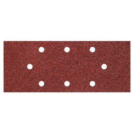 Strisce Abrasive per Levigatrice Orbitale Perforato 93 x 230 Grana Wolfcraft - Grana: 40 (1/4)