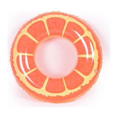 Mordely 1 x Bouée orange avec flotteurs gonflables pour enfants et adultes, jouets de piscine pour les fêtes aquatiques d'été à la plage (1/4)