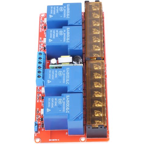 Module de déclenchement de niveau haut/bas à relais 4 canaux 100-250 V CA 30 A (1/5)