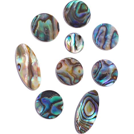 9 pièces coussinets pour saxophone, accessoires de réparation, tampons pour clés, tailles variées, couleur C351, forme conique (1/5)