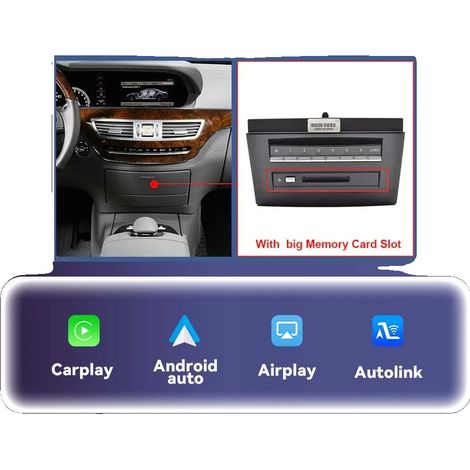 Interfaccia multimediale wireless, Wireless CarPlay, Android Auto, per Benz NTG3.0 (1/2)