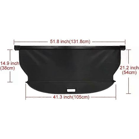 Cache-bagages rétractable pour coffre arrière de voiture Changan CS35/CS55/CS75 PLUS (1/5)