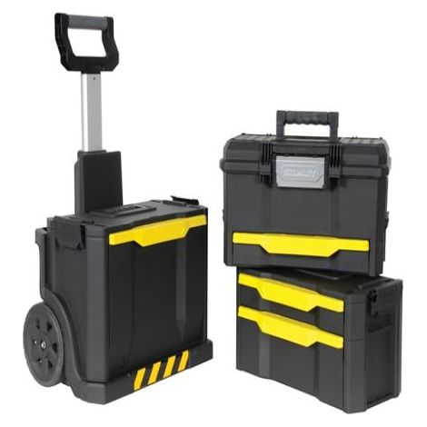 Stanley Detachable Modular Rolling Workshop Toolbox Chest 1-79-206 STA179206