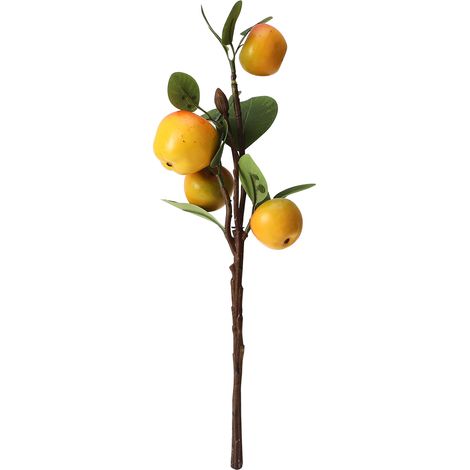 (Apfel, Gesamtlänge 40 cm, Fruchtdurchmesser ca. 5,5 cm) Kleine Frucht mit einem einzelnen Stiel (1/2)