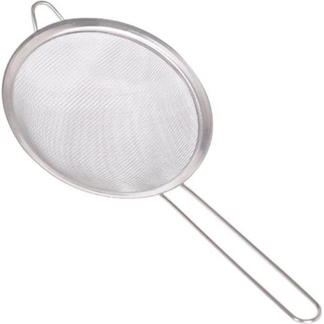 Passoire de cuisine - Passoire de 10 cm - Passoire - Petite passoire - Passoire de cuisine - Passoire de cuisine - Acier inoxydable - Argent (1/5)
