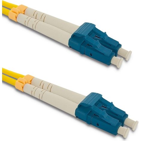 Cavo patch in fibra ottica Qoltec LC/UPC - LC/UPC Monomodale 9/125 G652D Duplex 2 m (1/3)