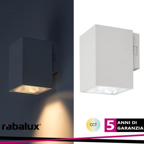 URFA WALL 9W LED SQUARE WHITE CCT 3000-4000-6500K 900LM - Luce FREDDA (1/3)