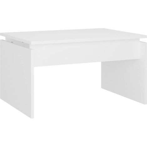 Maison Exclusive - Tavolino da Salotto Bianco 68x50x38 cm Legno Multistrato (1/5)
