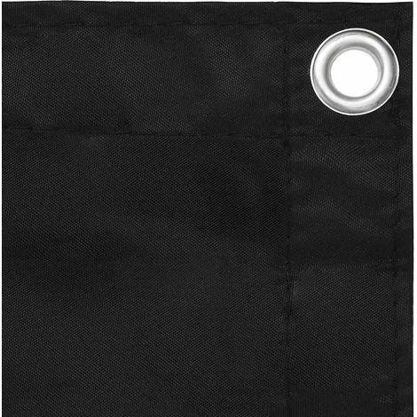 Maison Exclusive - Toldo para balcón tela oxford negro 90x300 cm (1/5)