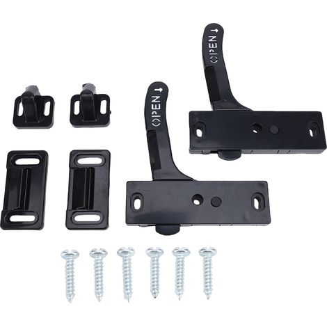 Kit di ricambio per la maniglia di chiusura della porta a zanzariera del camper, realizzato in alluminio massiccio per rimorchi camper. (1/4)