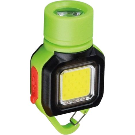 Lampe porte-clés portable – Lampe torche LED rechargeable par USB avec mode SOS, lampe compacte pour le camping et les travaux d'urgence, idéale pour les activités de plein air, la randonnée et la sur (1/5)