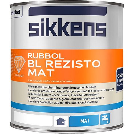 Sikkens – Laque acrylique pro mate 2,5L – Résistante aux taches et graisses – Finition mate élégante – Pour murs et plafonds intérieurs