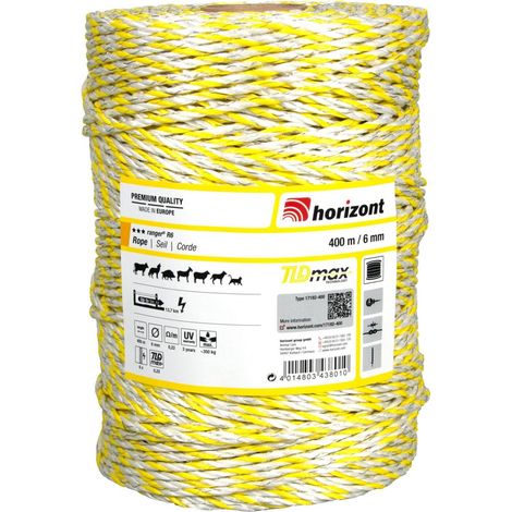 elektrischer Zaunseil Horizont Ranger r6 Bruchlast 350 kg Widerstand 0.22 ohm/m (1/3)