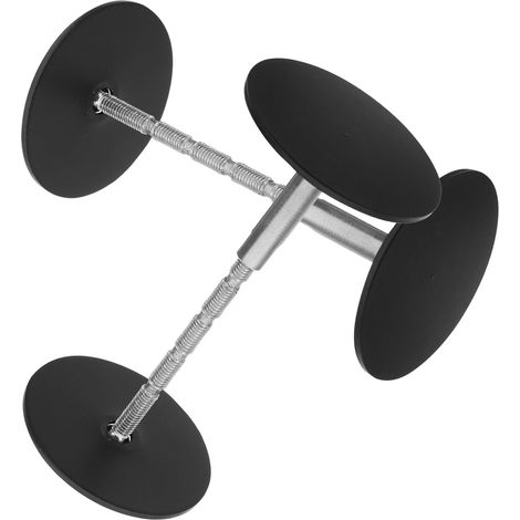 Lot de 2 plaques rondes en acier inoxydable pour couvrir les (1/5)