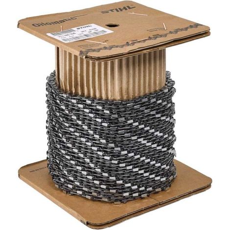Chaîne tronçonneuse STIHL 36100001640 Pas : 3/8 P Jauge : 1.1 Maillons : Rouleau 100 pieds