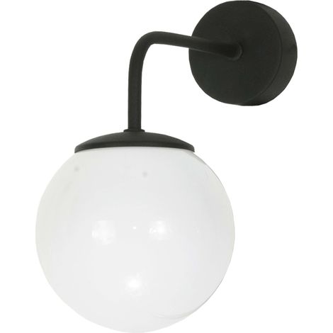 Wandleuchte mit schwarzem Glaskugelschirm Calipso 13-833 (1/3)