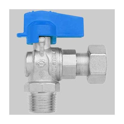 MINI RUBINETTO A SFERA SQUADRA MF  1/21/2 dado girevole     F.I.V.