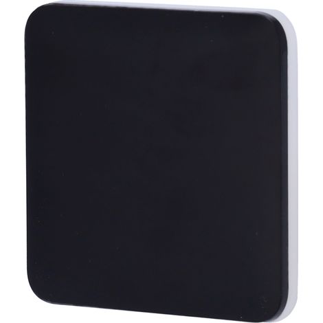 Panel táctil para un interruptor de luz - Compatible AJ-LIGHTCORE-1G  - Compatible AJ-LIGHTCORE-2W  - Retroiluminación LED - Panel táctil sin contacto - Color negro