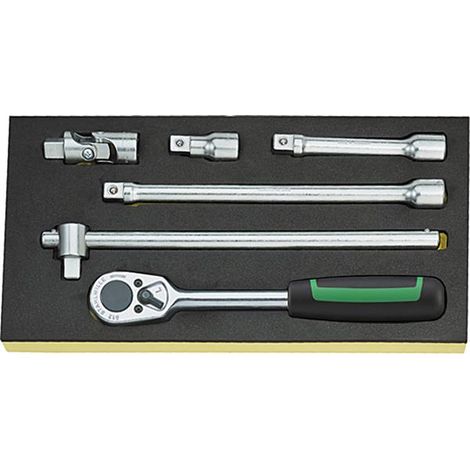 Stahlwille TCS 1/2"-512/6 Werkzeuge in TCS Einlage taetigungswerkzeug