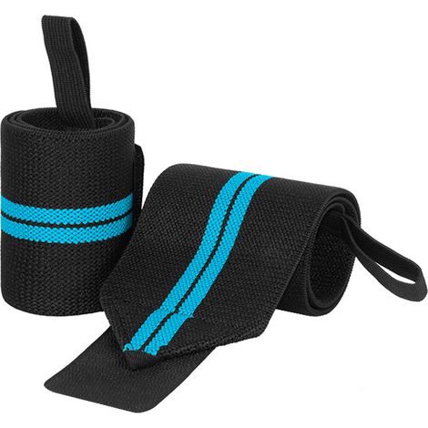 Bandes de poignet pour haltérophilie avec support de poignet et boucle de pouce robuste - Bande pour haltérophilie (1/5)