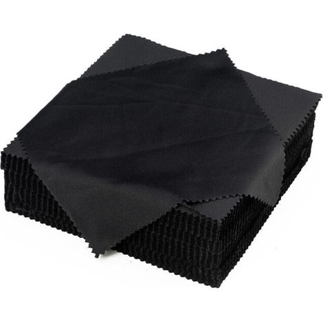 Chiffon Microfibre - 100 Pièces - 15 x 15 cm - Pour Nettoyage Lentilles Lunettes Objectifs Appareils Électroniques - Réutilisable Lavable (1/5)