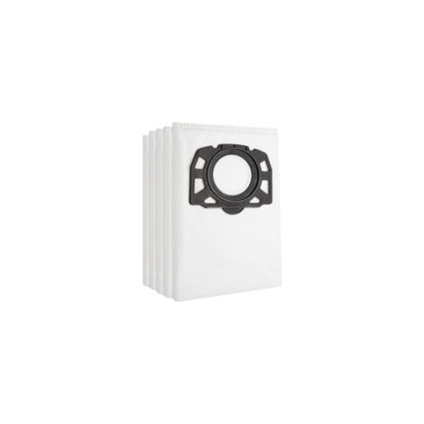5 sacchetti dritti per aspirapolvere Karcher WD4/WD5/WD6/MV4/MV5/MV6 - Filtrazione efficiente, facili da installare, confezione economica
