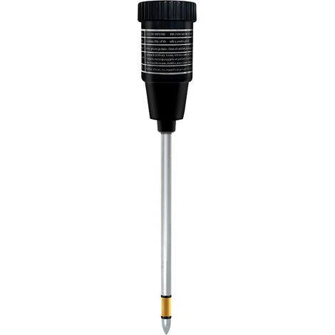 Boden-pH- und Feuchtigkeitsmessgerät 2 in 1, hochpräzise, empfindlich, rostfrei, mit Hygrometer, lang (1/5)