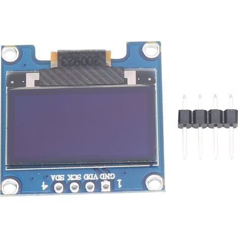 Module d'affichage OLED blanc 0.96 pouces, communication IIC, petit composant électronique (1/5)