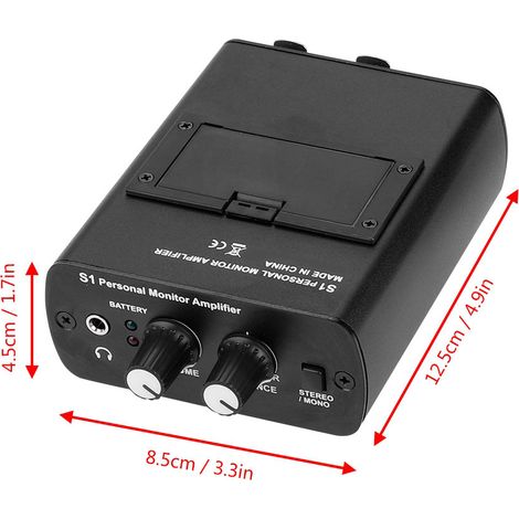 Amplificateur Casque ANLEON S1 100-240V, Système de Monitoring Audio pour Écouteurs Intra-auriculaires (UE) (1/5)