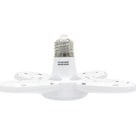 Plafonnier LED flexible pour garage, atelier, entrepôt, espace de vie, blanc chaud (1/5)