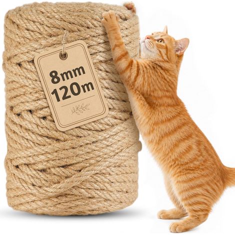 120 m Natural Sisal Cat Tree Rope 8 mm (1/5)