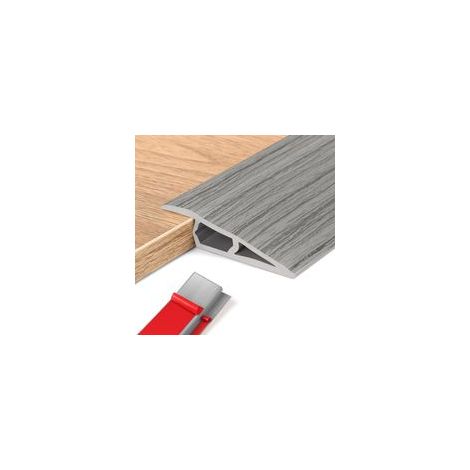 Barre de Seuil Adhésive PVC, 1M, Rattrapage Niveau, Réglage Hauteur de Seuil, Rampe de Porte