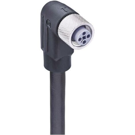 Connecteur confectionné pour capteurs/actionneurs M12 Lumberg Automation RKWT 4T-723/10 M SW 934850311 femelle, coudé 1 (1/2)