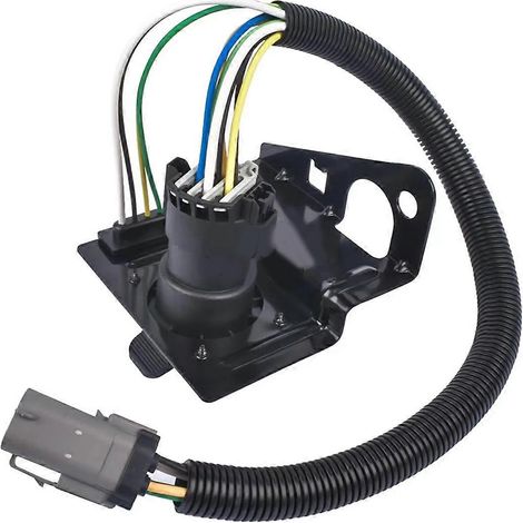YC3Z-13A576-CA 4- und 7-poliger Anhängerkupplungs-Kabelbaumstecker für schwarze (1/5)