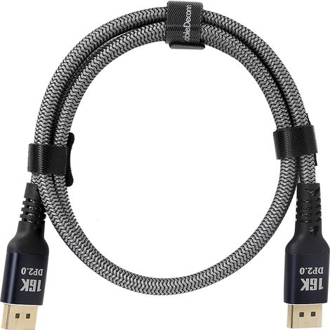 Câble DisplayPort 2.0 Adaptateur DVI HD Ligne 16K à 60Hz pour Ordinateur TV Projecteur Écran 1m/1,1yd (1/5)