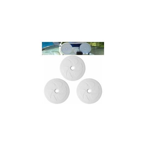 Juego de 3 ruedas de repuesto para limpiador de piscinas C6 para Polaris 180 280 Tanktrax, VAC-Sweep 280