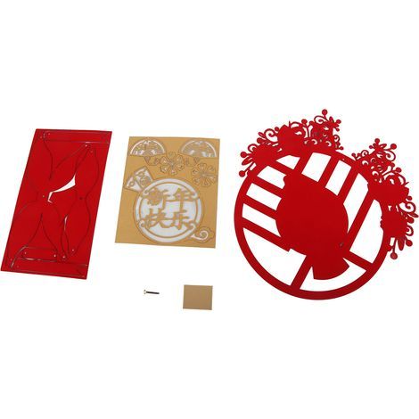 Chinesischer Knoten, Fu-Zeichen, Hasenanhänger, Neujahrsdekoration für die Haustür (1/5)