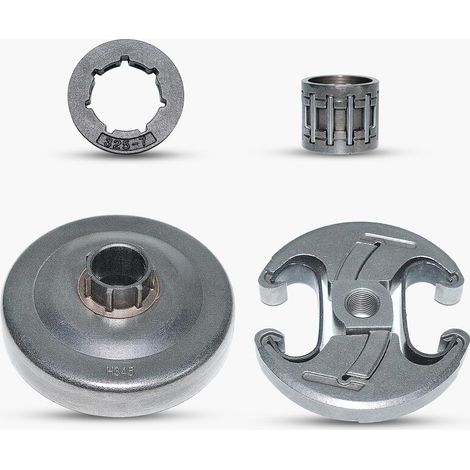 Kupplungstrommel-Baugruppe 325"-7T, Kupplungsritzel, Felge, Nadellagersatz für Husqvarna 340, 345, 346XP, 350, 351, 353, 445, 450E Kettensäge