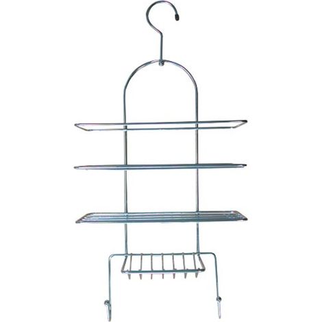 Chromed Duschregal zum Aufhängen 25x53x11cm - Msv