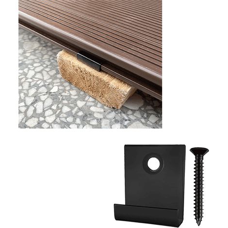 Lot de 50 clips pour terrasse composite, fixations invisibles et clips de départ avec vis autotaraudeuses (1/5)