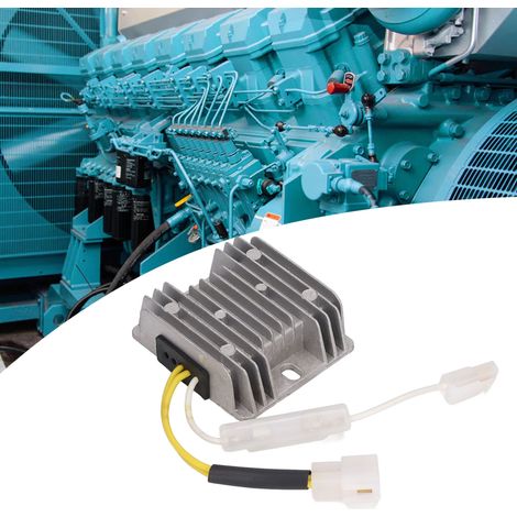 Régulateur de tension de démarreur électrique pour moteur diesel 186F, régulateur de tension monophasé 5 kW pour moteur diesel, AVR DC12V à trois fils (1/5)