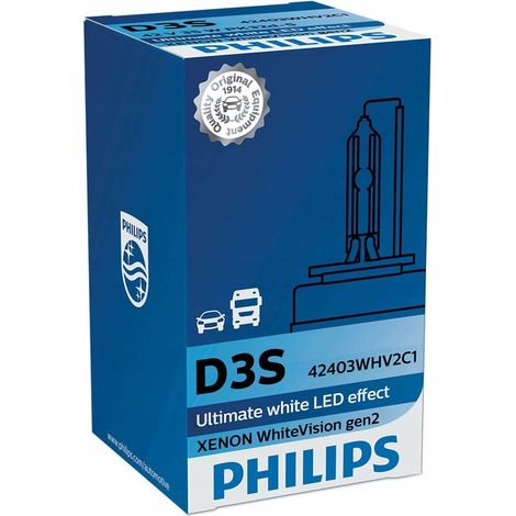 Bombilla de xenón Philips D3S White Vision GEN2 (1/3)