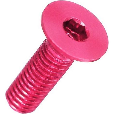 7075 Aluminium Alloy Countersunk Head Hex Socket Screws Model Hexagon Bolts M3x6/8/10/12/14/16mm M312mm Pink (1/5)